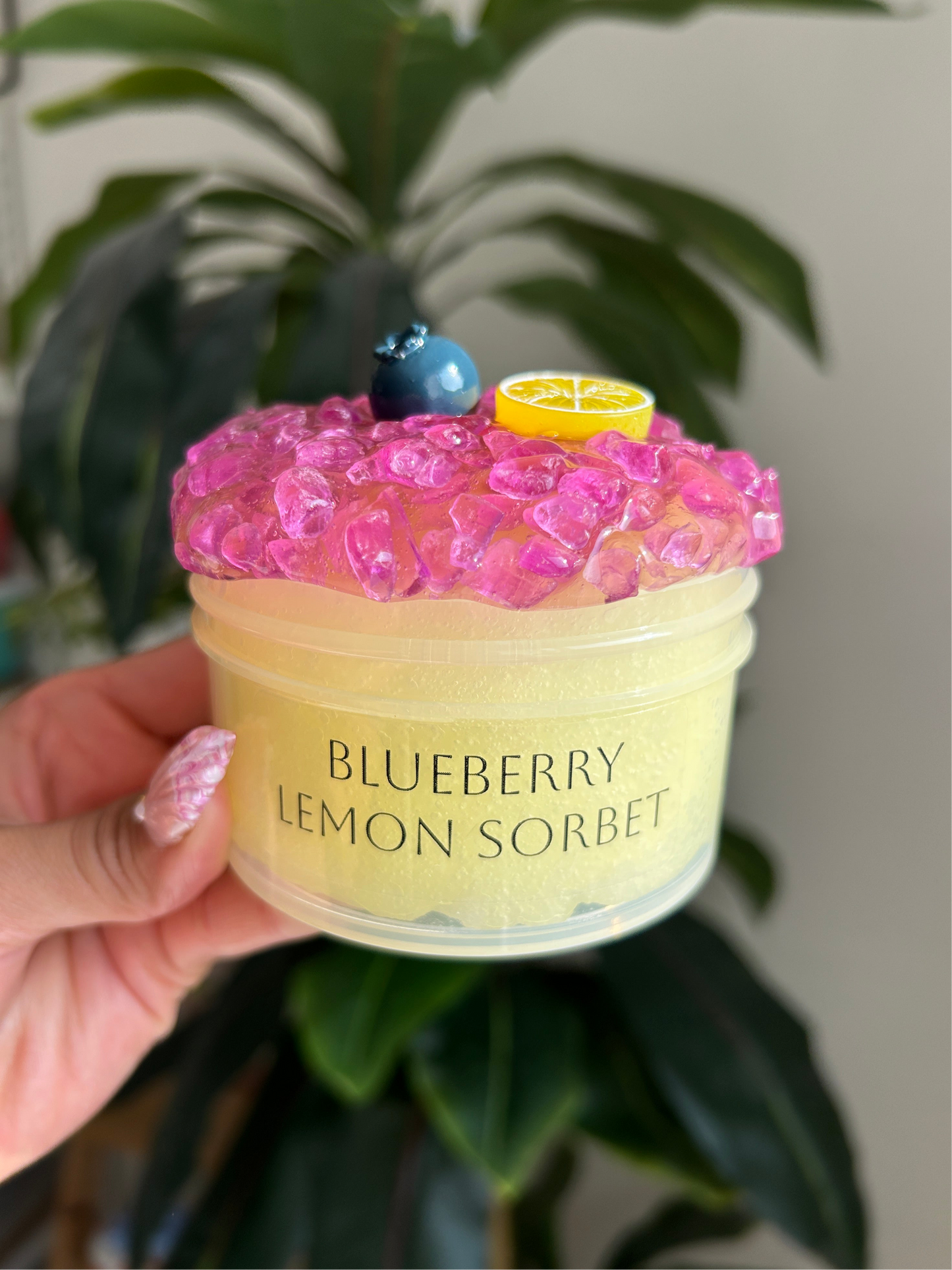 Blueberry Lemon Sorbet