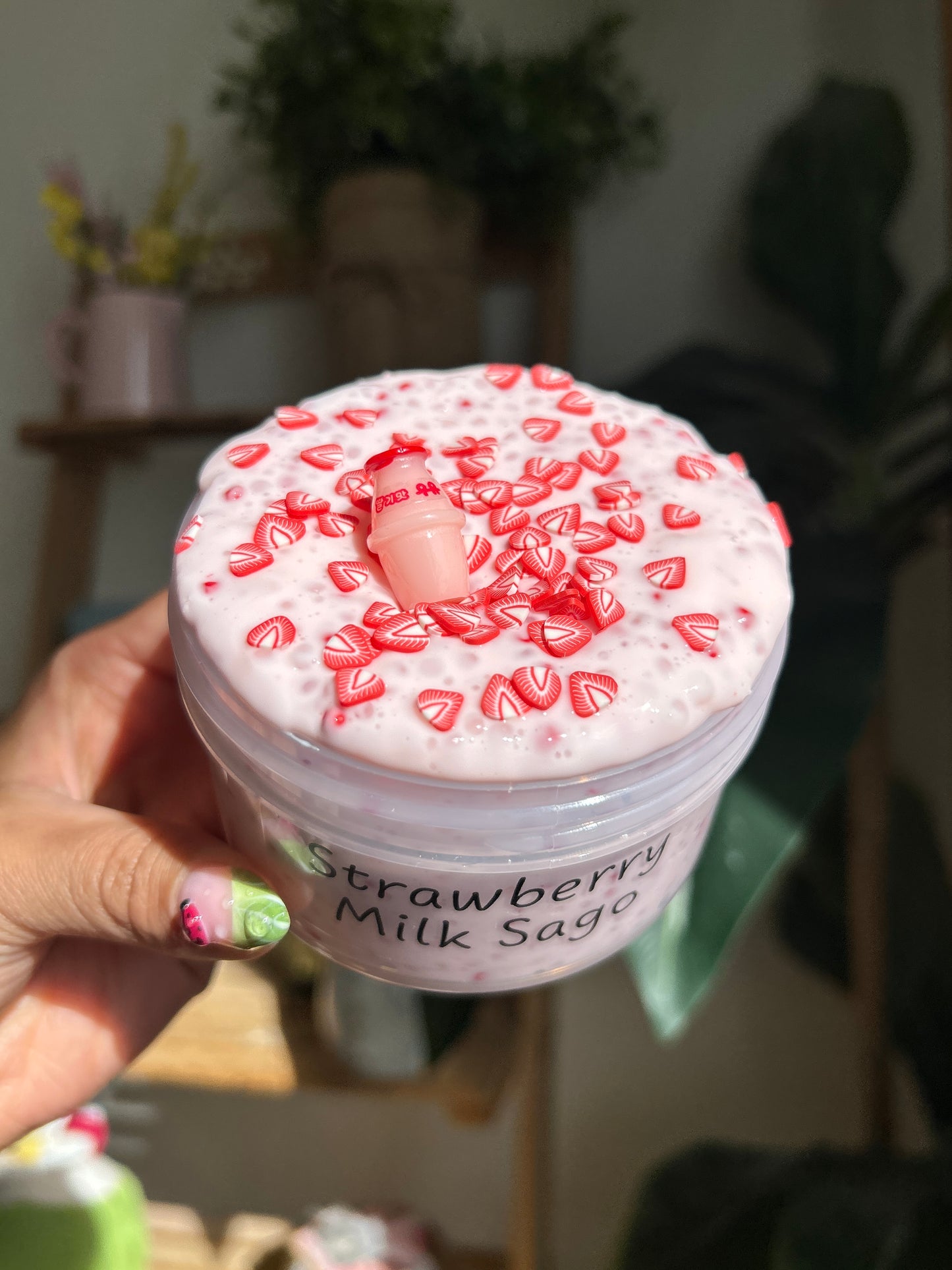 Strawberry Milk Sago