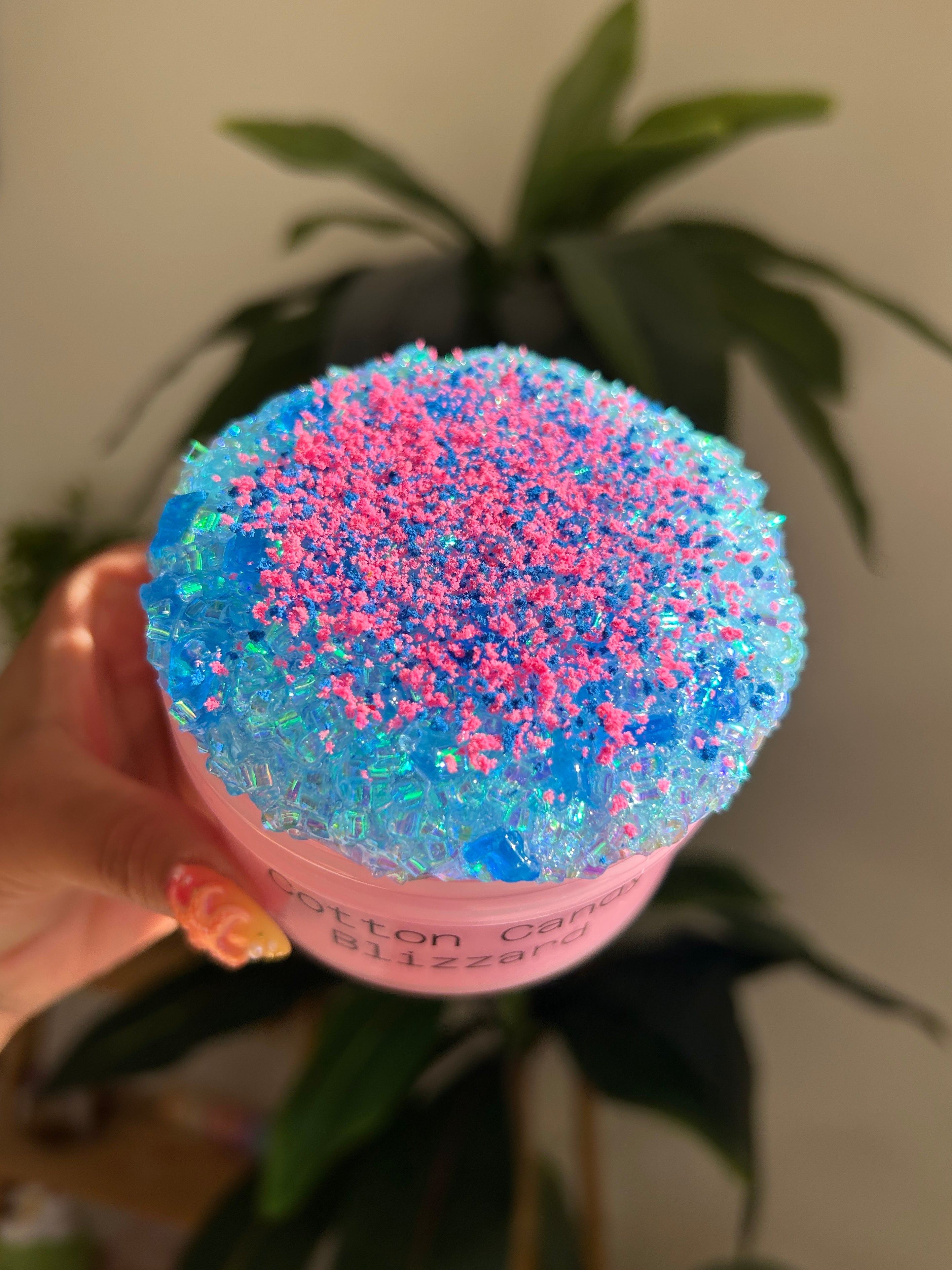 Cotton Candy Blizzard – Macarons Slime