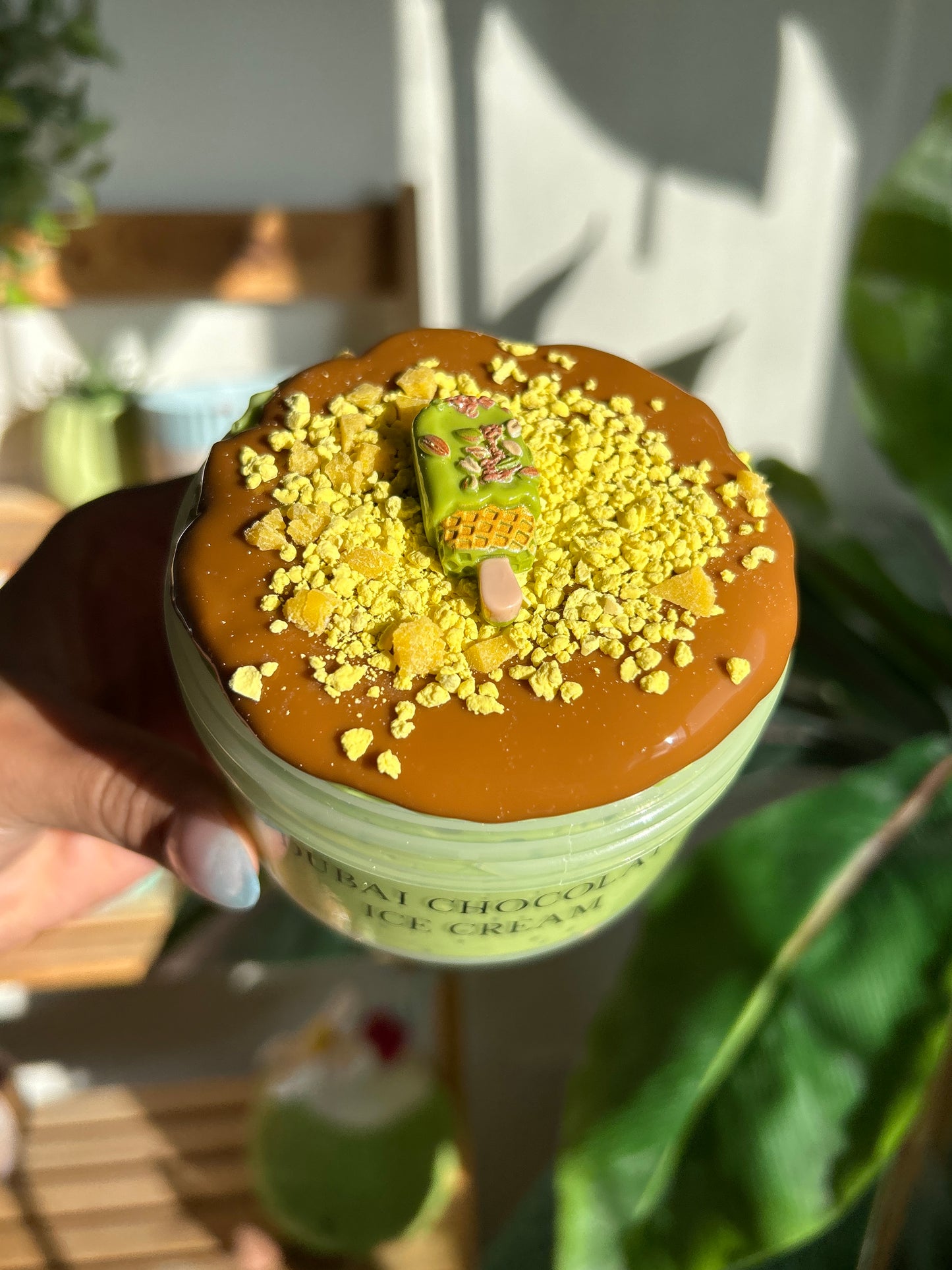 Dubai Chocolate Ice Cream