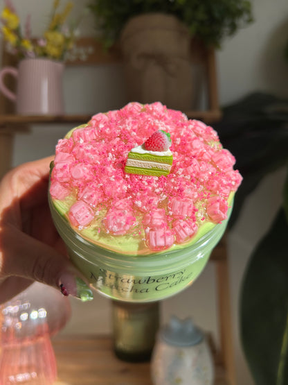 Strawberry Matcha Cake