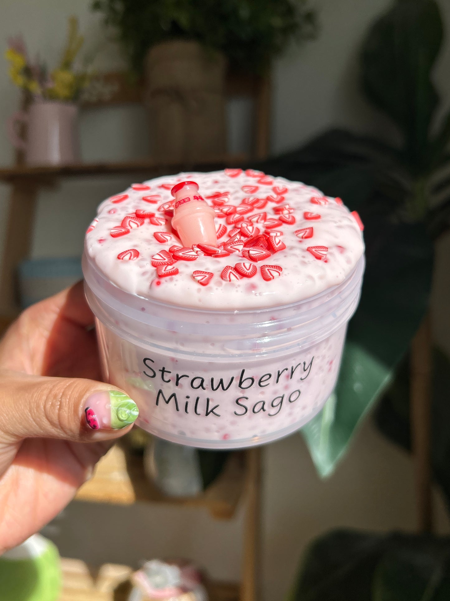 Strawberry Milk Sago