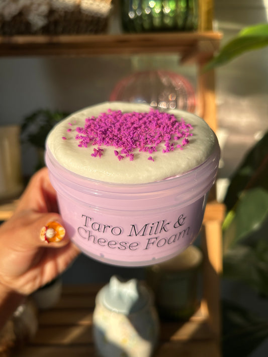 Taro Milk & Cheese Foam