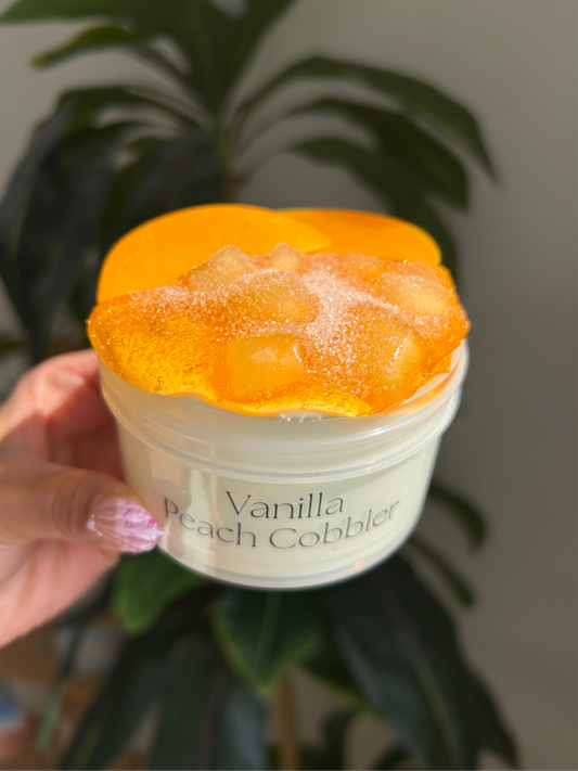 Vanilla Peach Cobbler
