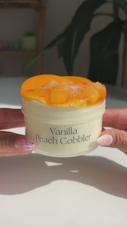 Vanilla Peach Cobbler